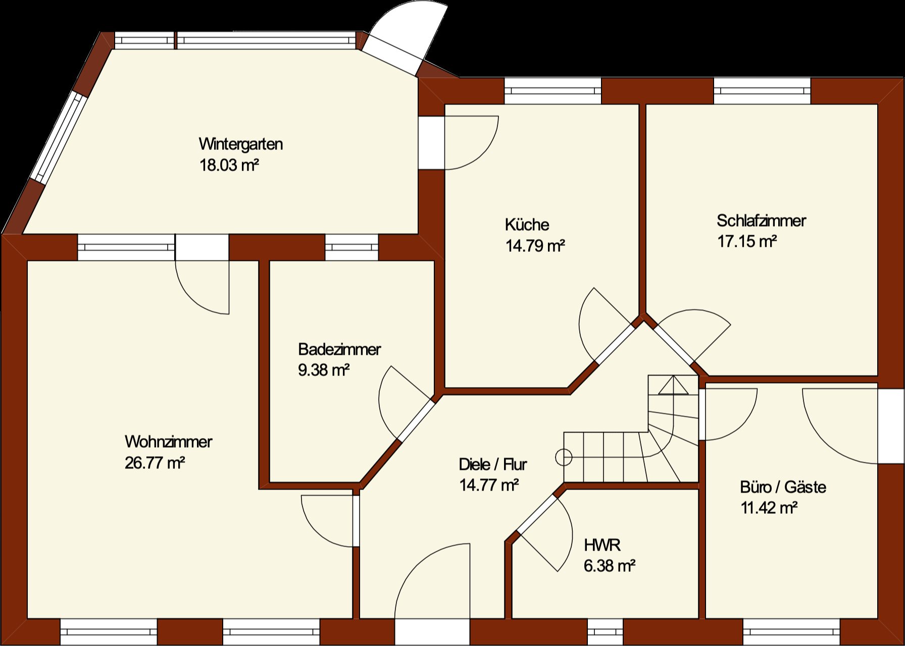 Grundriss Erdgeschoss