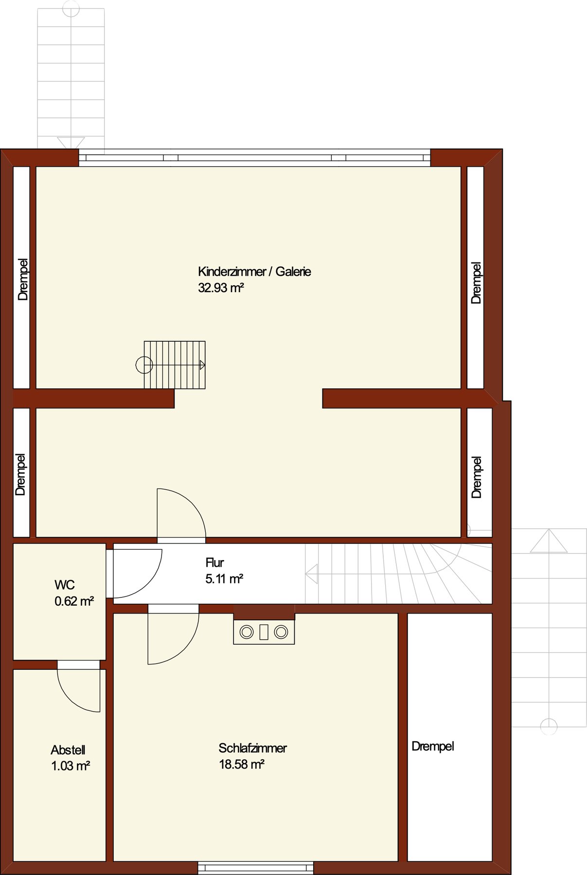 Grundriss Dachgeschoss